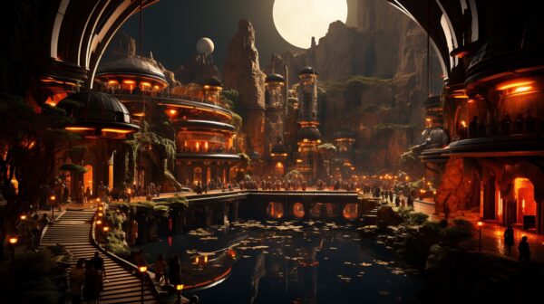 Rebel Base 43 bei Nacht