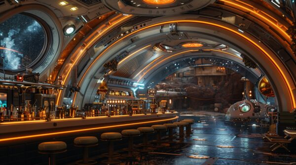 Das ist das Café auf Rebel Base 43