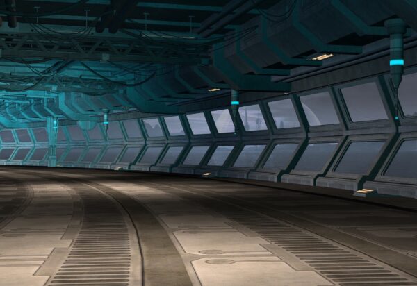 Der Weg zum Hangar in Rebel Base 43