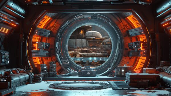 Der allseits beliebte Hologrammraum auf Rebel Base 43