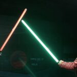 Nicki im Kampf gegen Darth Vader Nicki im Kampf gegen Darth Vader