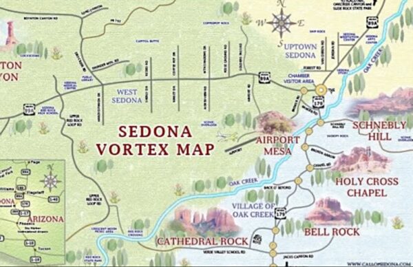sedona arizona karte 1